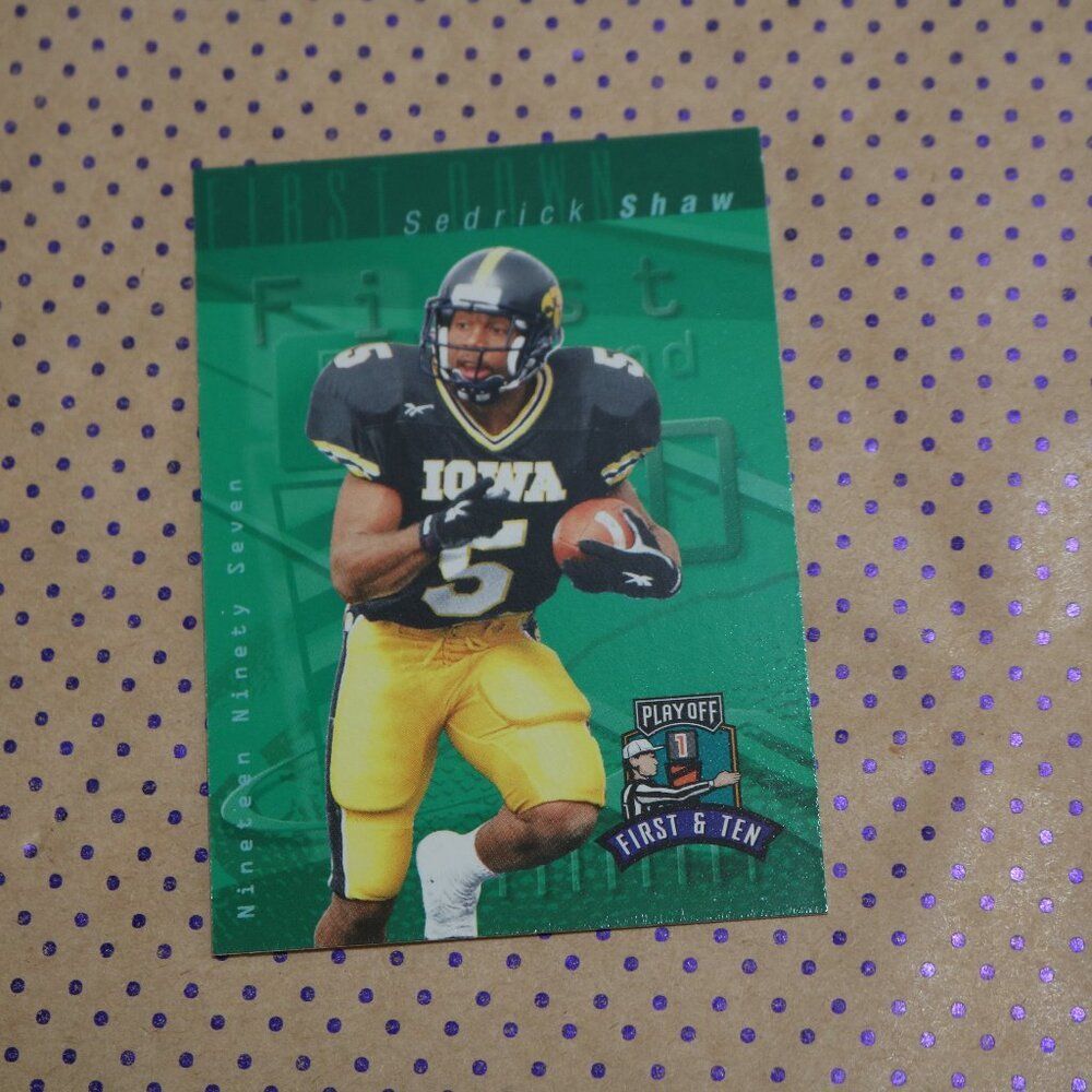 Sedrick Shaw #22 Football Card